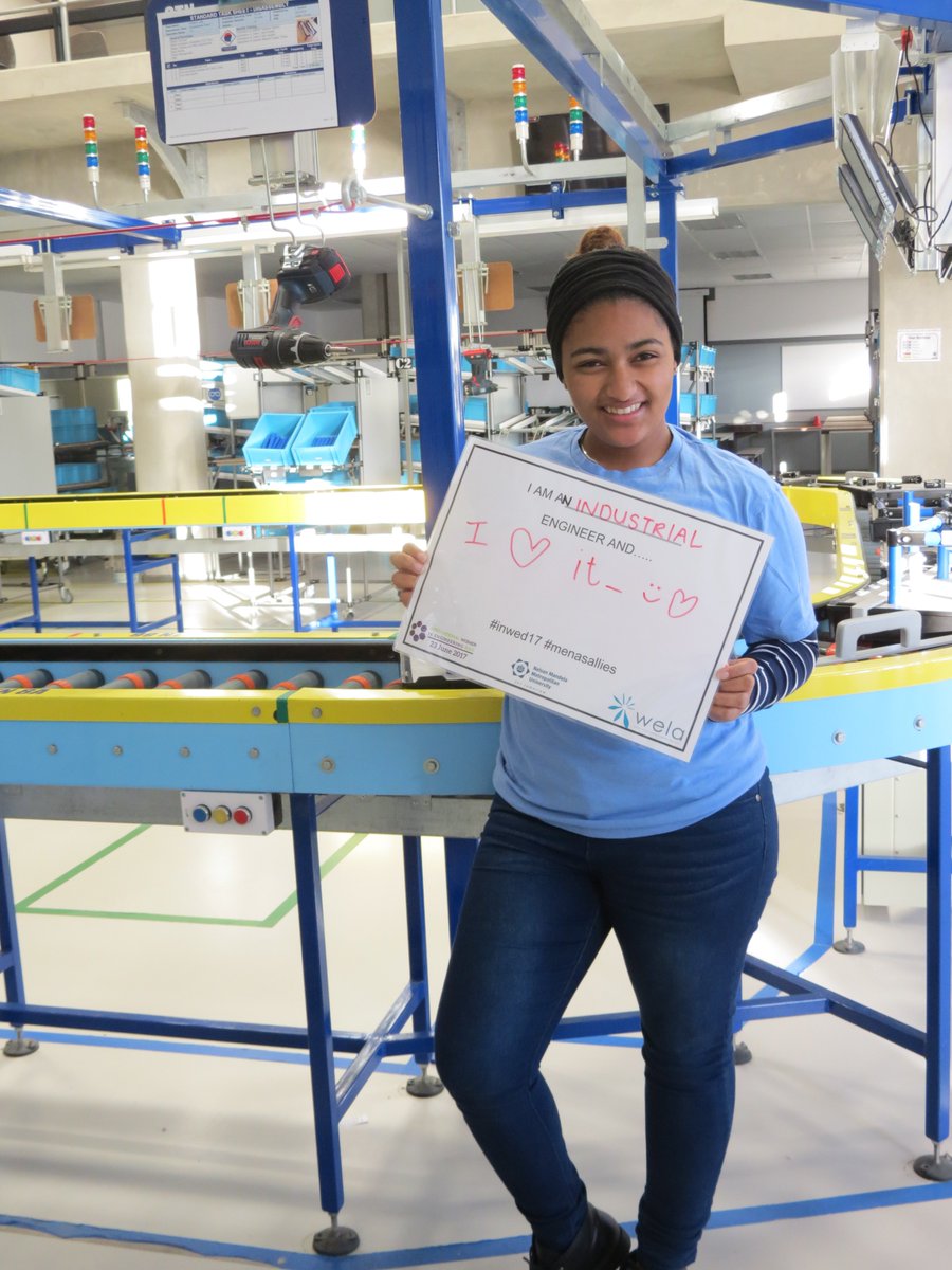 NMMU_IE's tweet photo. Our Women in Engineering Leadership Association ladies celebrating this very important day  #INWED17 #menasallies @NMMU4U @INWED1919 https://t.co/Tvgm92m6oK