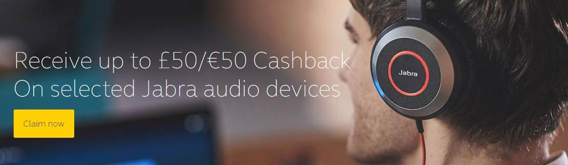 discoverUCC's tweet photo. There's still time to buy &amp; claim your #cashback on #Jabra business headsets &amp; speakerphones.… https://t.co/KyUZStDicO https://t.co/DEfKHtvNUZ