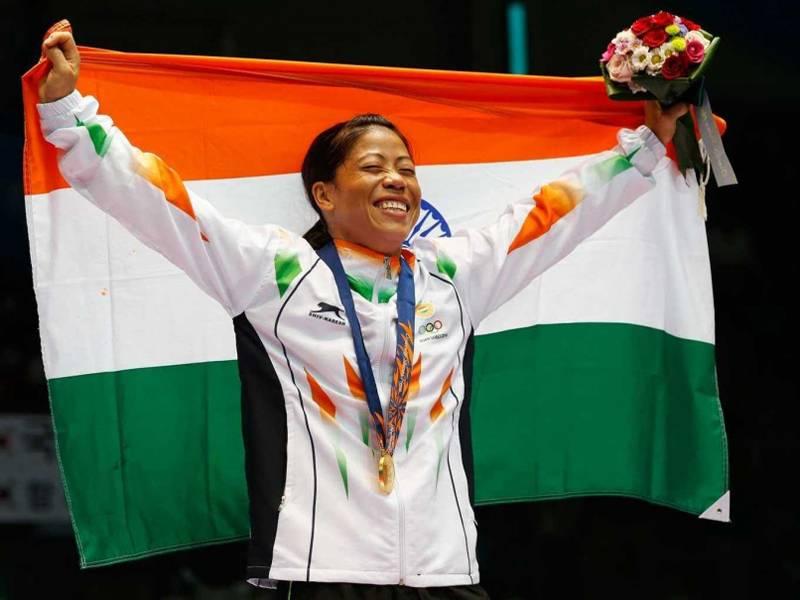 #OlympicDay | MC Mary Kom's historic London bronze 🥉 toi.in/2qqjtb via <a href="/TOISports/">TOI Sports</a>