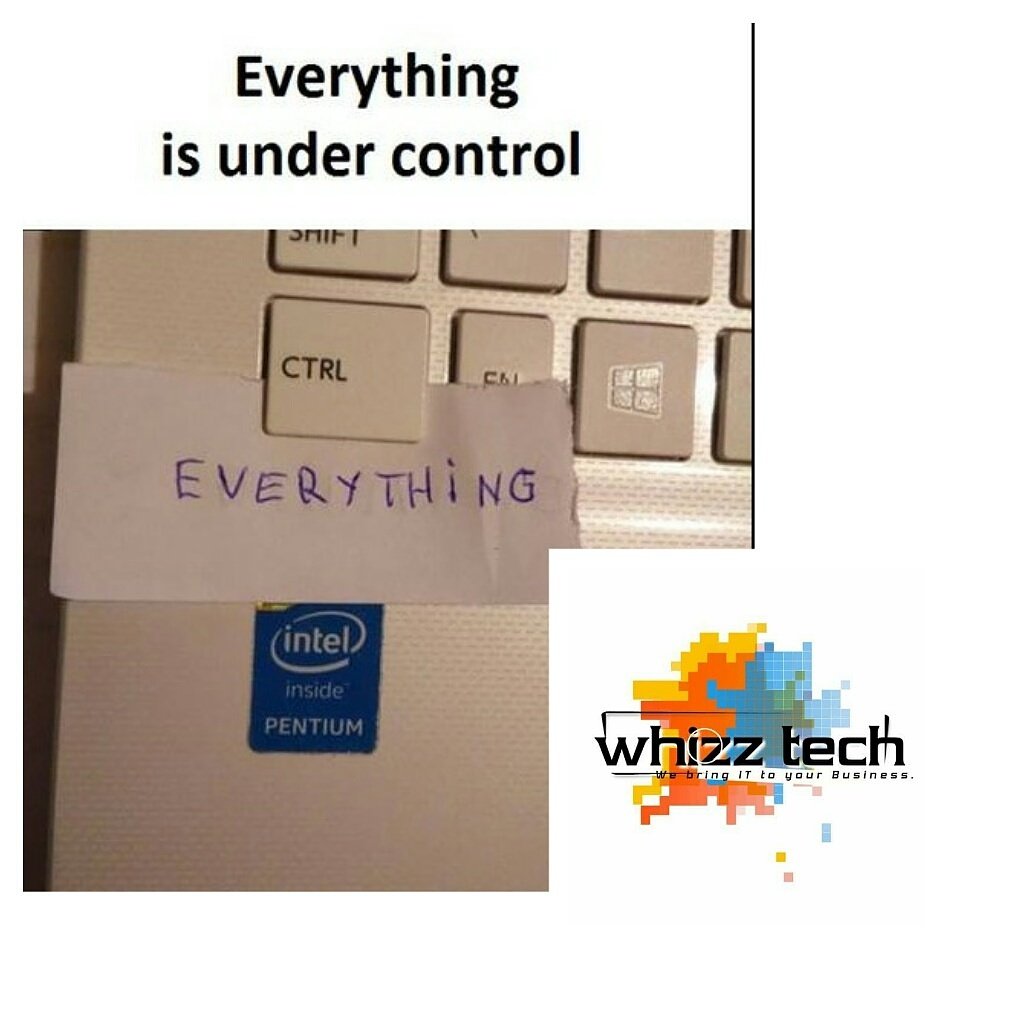 WhizzTech's tweet photo. With #Whizztech everything is under CTRL. Happy Friday Y'all.
#WhoWeAre #WhatWeDo #WebDesign #DigitalMarketing #OutSourceIT #GraphicDesign https://t.co/FpegfLL9Dt