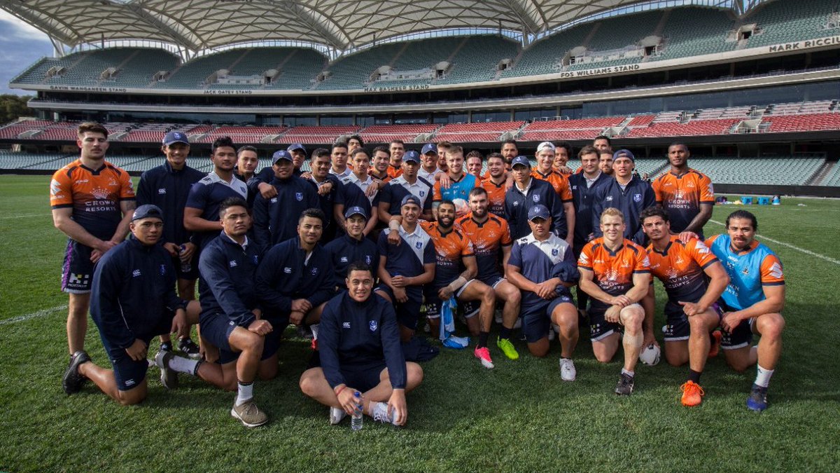 storm's tweet photo. The @NRLVIC U18s got to meet their heroes this arvo! Good luck for the rest of the tournament lads! - https://t.co/2FhhChuc0D #purplepride https://t.co/e3RAlVtW8F