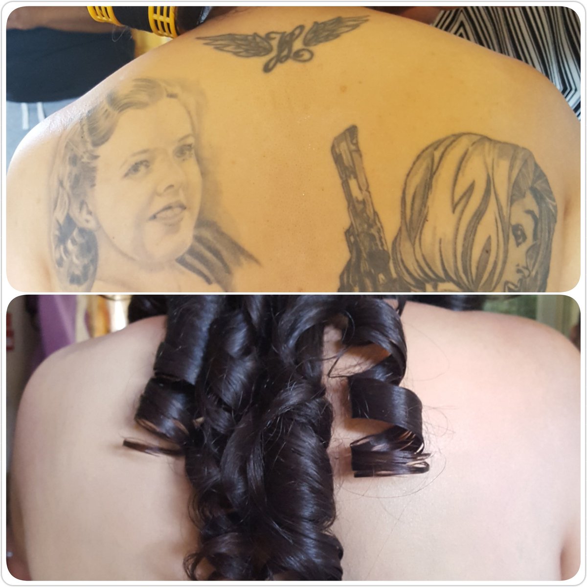 Lucys incredible tattoos &amp; #tattoocover for her wedding. It takes time &amp; patience. Taking the colour back to white, building up skin tone