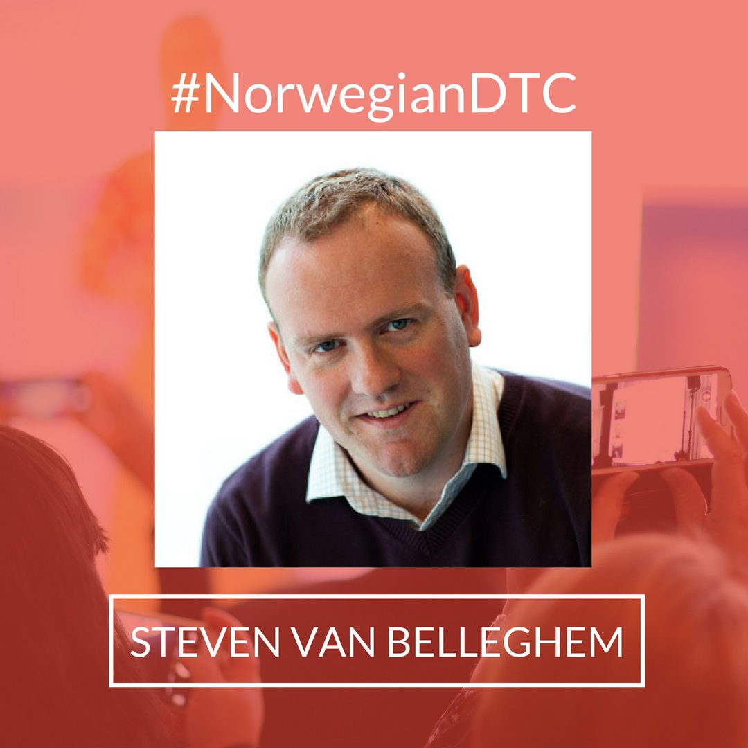 NY foredragsholder på #NorwegianDTC - glimrende <a href="/StevenVBe/">Steven Van Belleghem</a> og "When digital becomes human". Siste uke med earlybird billetter! #reiseliv