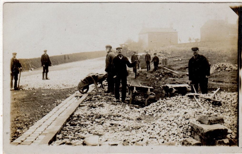 Pre 1914 road workers in orrell. But where exactly?