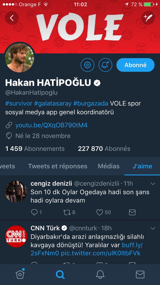Oha resmen bunu begenmis.Adaya gitsem yanima alacagim iki kisi Ademle Sabriye hede hodo sn alma lan ayi! Igrençsin <a href="/HakanHatipoglu/">Hakan Hatipoğlu</a> #survivor