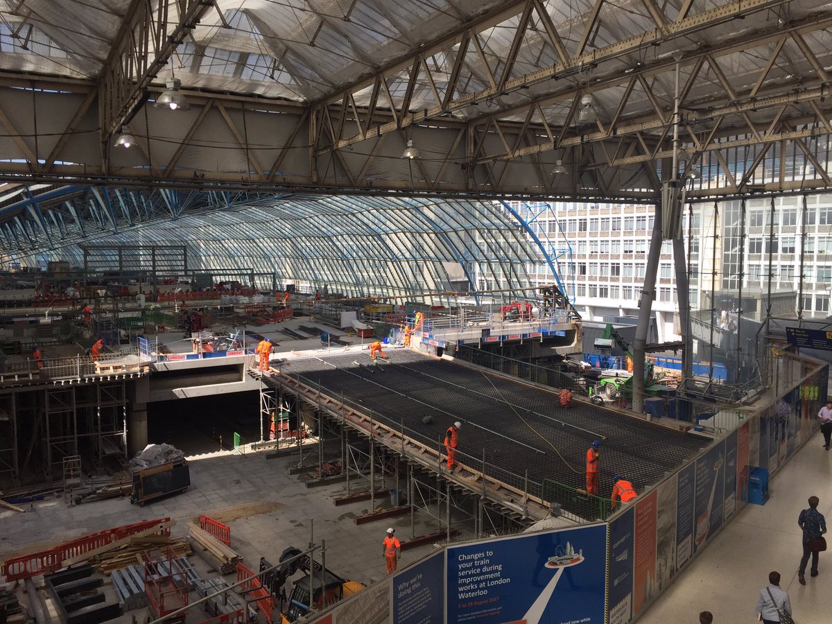 holdmch's tweet photo. #WITwatch 6 weeks to go: new footbridge now in and steelwork for new CIS erected https://t.co/PmgEpNuz7X