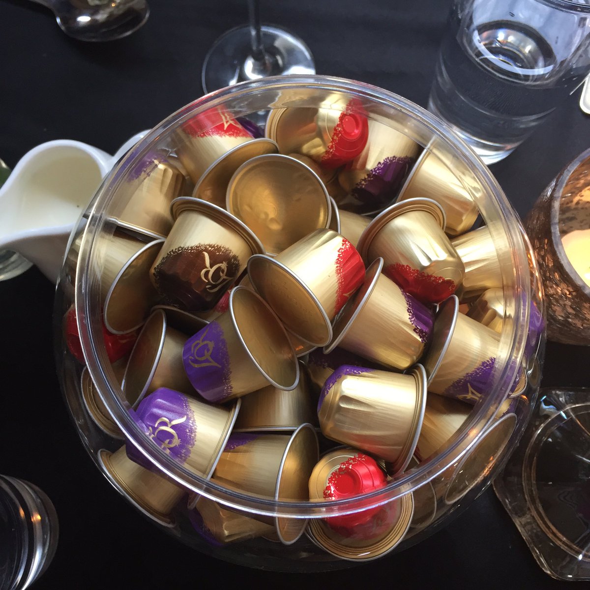 _melaniemay's tweet photo. Yesterday I was at the launch of #lorcoffee aluminium capsules which are Nespresso machine compatible. Great coffee & lots of variations. https://t.co/9AlRrtRhc1