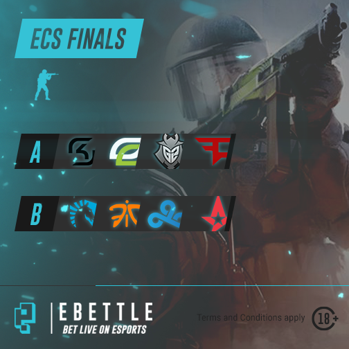 eBettleCom's tweet image. The .@ecsleague finals start today!

🔴🎲Bet and stream here: bit.ly/2rPFaqv