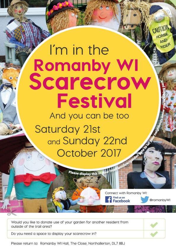 Posting flyers for our #scarecrow festival with my little helpers this morning #iamwi <a href="/NYorkEastFedWI/">NYorkEastFedWI</a>