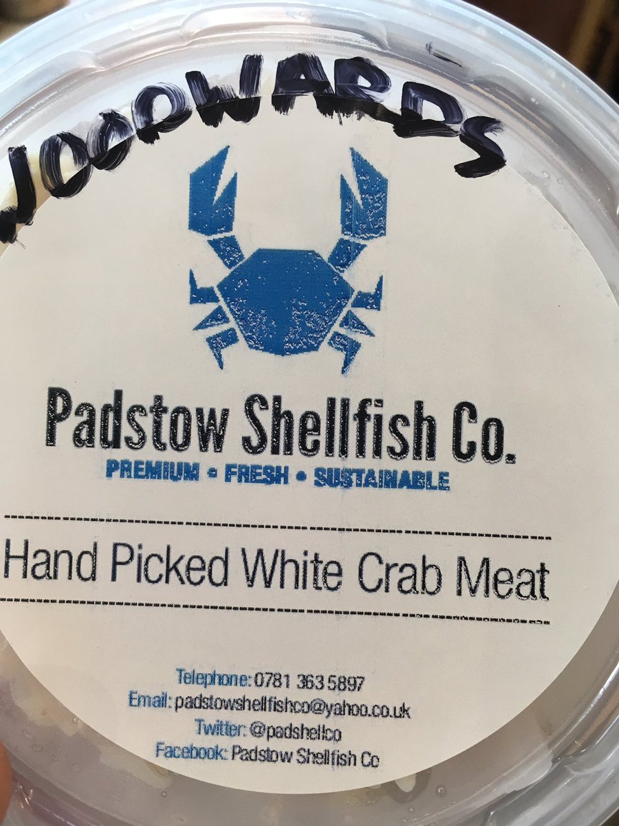 Today's lunch sorted , thank you @padshellco . #cantwaitthatlong #padstowshellfish  #crab
