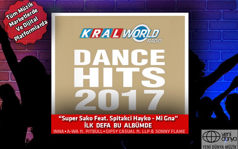 Kral World Radio "Dance Hits 2017" albümü tüm müzik marketlerde ve dijital platformlarda! #kralmüzik bit.ly/2rumZ9B