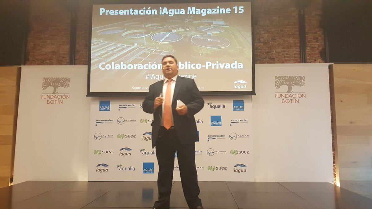 aqualia's tweet photo. Pedro Ant. Palomo Pte de #Emaser apunta claves del éxito: voluntad y control político y la experiencia de la empresa privada #iAguaMagazine https://t.co/CvMPgEWGyH