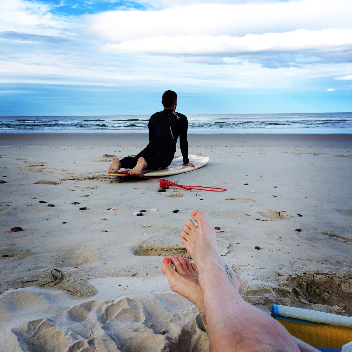 Deny9's tweet photo. Oh boy I'm thinking of you a lot. A year since the dolphin surfing &amp; whale watching. What memories. Hope surfs good up there #cancercanwait https://t.co/yLvewwh8rT