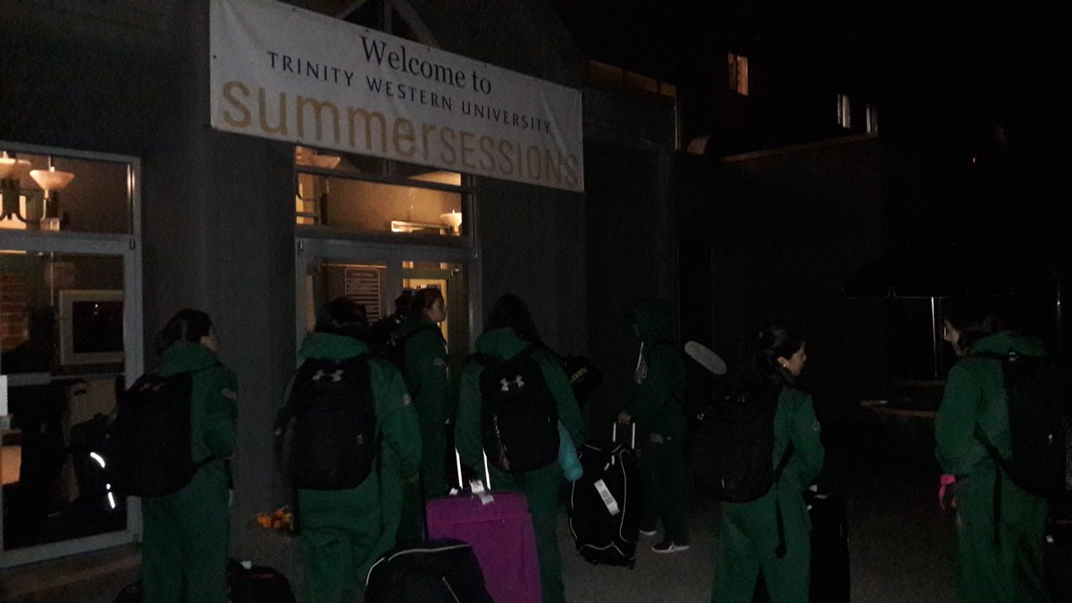 Hemos llegado a la universidad donde nos concentraremos para nuestra participación en el mundial!