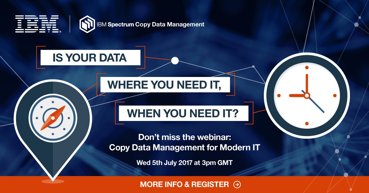 Andy44618777's tweet image. Struggling to keep up with demand for new database copies for developers? Register ibm.biz/scdm5July #CopyDataManagement #SoftwareOnly