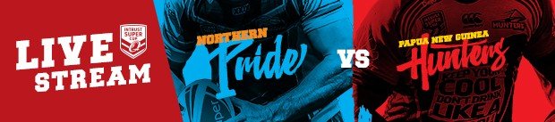 pnghunters07's tweet photo. LIVE STREAM
NORTHERN PRIDE v PNG HUNTERS
Date: Saturday June 24, 2017
Time: 5.35pm
Venue: Barlow Park, Cairns
LINK: https://t.co/m4ZjTMgMjs https://t.co/ZLxZ8bWQVp