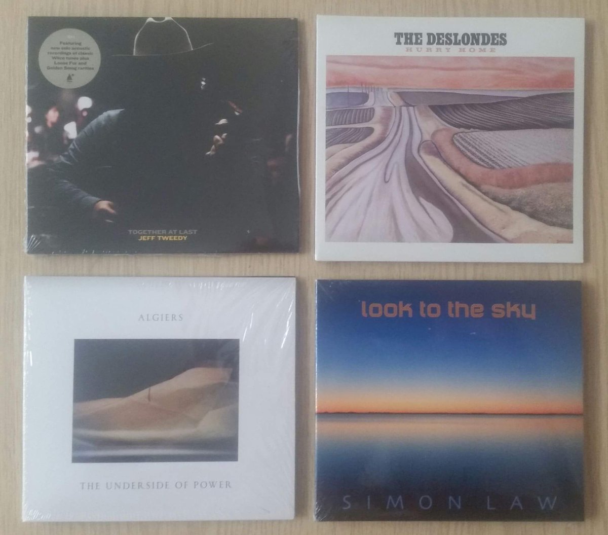 hmvChichester's tweet photo. #hmvrecommends & out today! @jefftweedy @thedeslondes @AlgiersMusic #simonlaw #newmusicfriday #musicmatters https://t.co/IqliAmoUiz