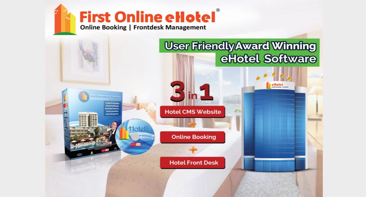 firstonline's tweet photo. Introducing the user-friendly &amp; Simple, award-winning eHotel software that lets your guest's reserve hotel room easily, within few clicks. https://t.co/PFM9f5ZhXI