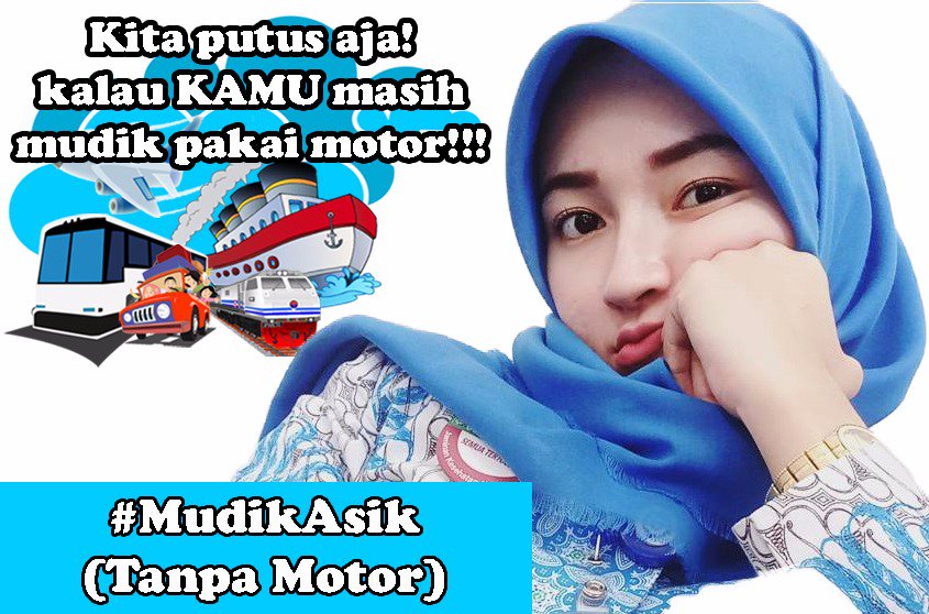 VVanblaz's tweet photo. Oke dari pada putus ma kamu mending kita mudik bareng @kemenhub151 yuk gratis lagi @BudiKaryaS @Pak_JK #MudikAsik @kompascom https://t.co/6SHKOYgzAf