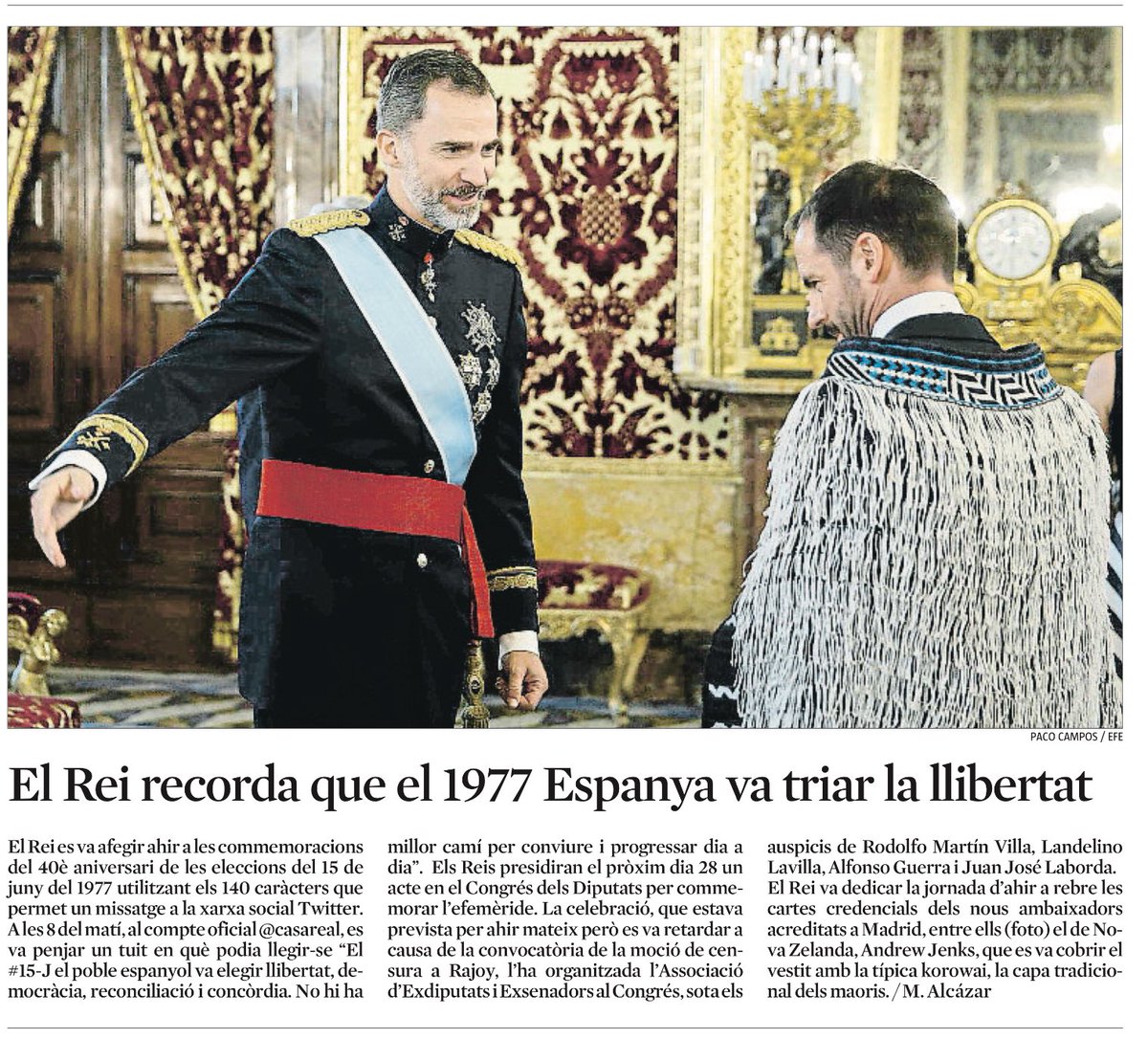 MasterEventsM's tweet image. Els vestits d gala tradicionals presents a la presentació d cartes credencials dels nous ambaixadors #ProtocolOficial #ProtocolInternacional