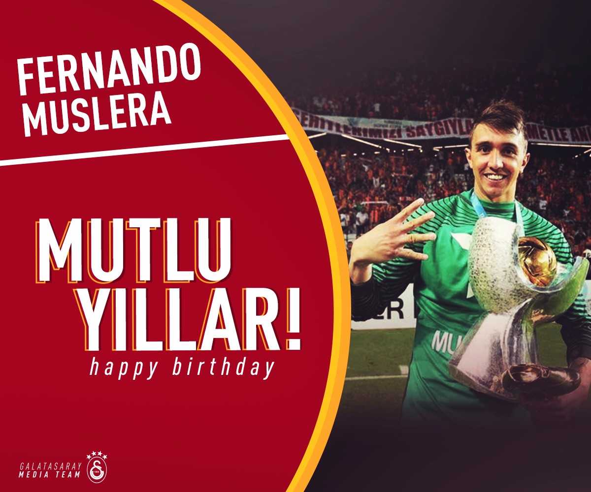 GalatasaraySK's tweet photo. Mutlu Yıllar Fernando Muslera! @1_Muslera_25 https://t.co/rt1iIYMjZ9
