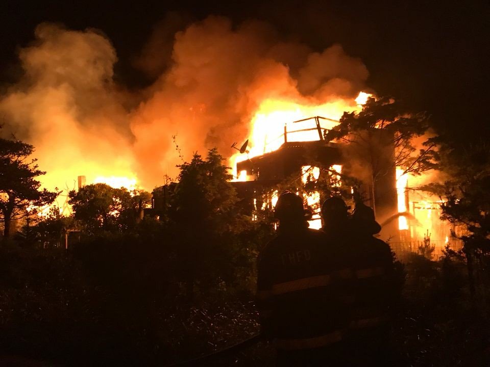 Another image from a massive blaze on Fire Island.