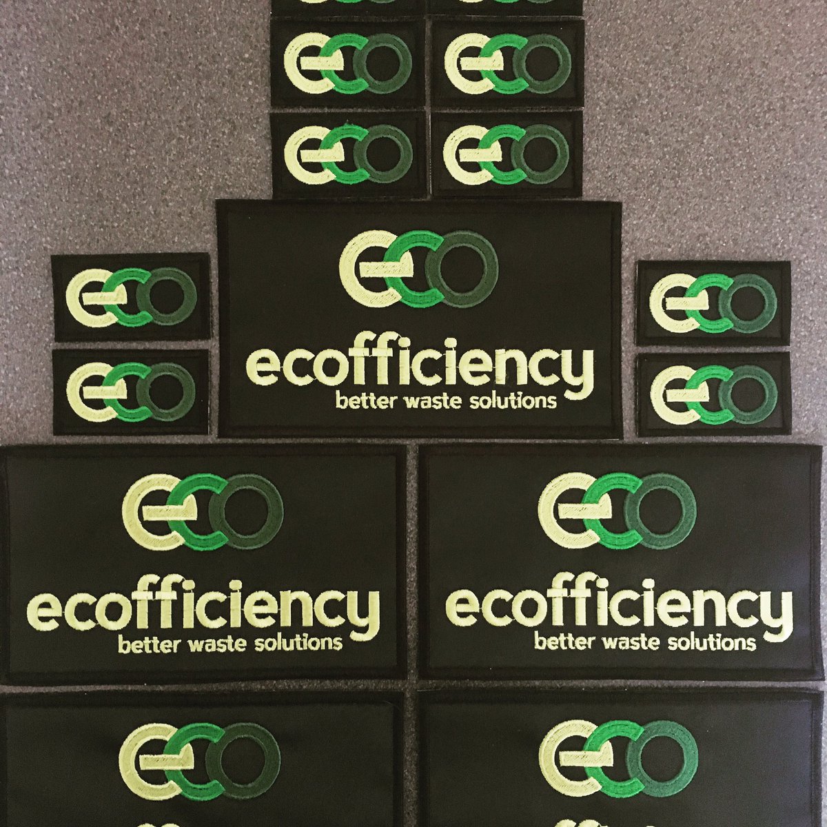ColorCodedLtd's tweet photo. New embroidered sponsors logo's ready to go on to the @ChampCharliesRC silks #lookinggood #RacingClub #ecofficiency https://t.co/0sqPgKm4Cv