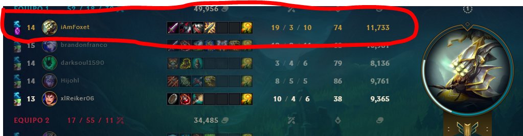KeiloPlayLOL's tweet photo. @NyusanYTuber como cuando no juegas por un año, vuelves y ganas una A+ XD https://t.co/CAZF8sToM2