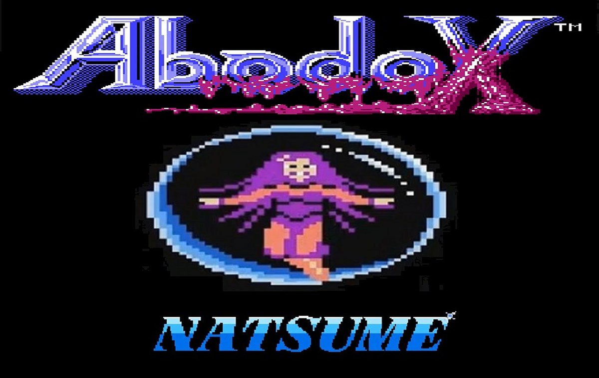 NES_AtoZ's tweet photo. Another Abadox title screen. There's Princess Maria! I think. Or it's some sort of space stripper with 4 Eyes!
#NES #Retrogaming #SpaceHo https://t.co/sSAjAICdXo