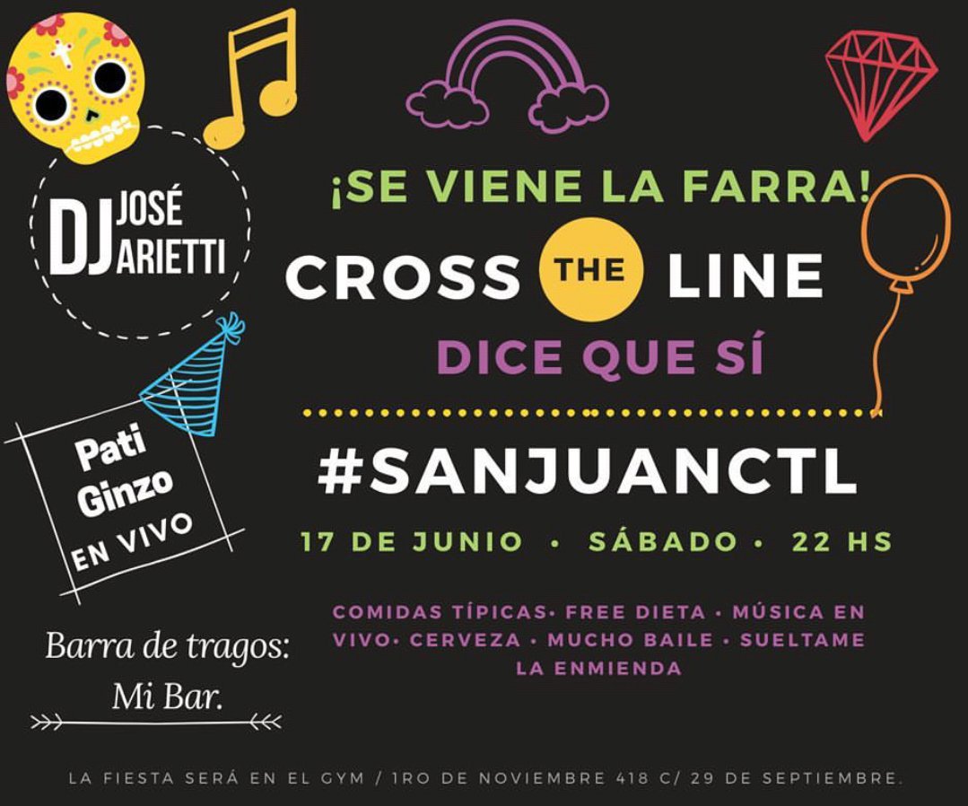 SE VIEEEEENE la farra que todos esperaban #SanJuanCTL versión 2.0.
Si te gusto el año pasado, este año va ser una💣
<a href="/patiginzo/">pati ginzo</a>