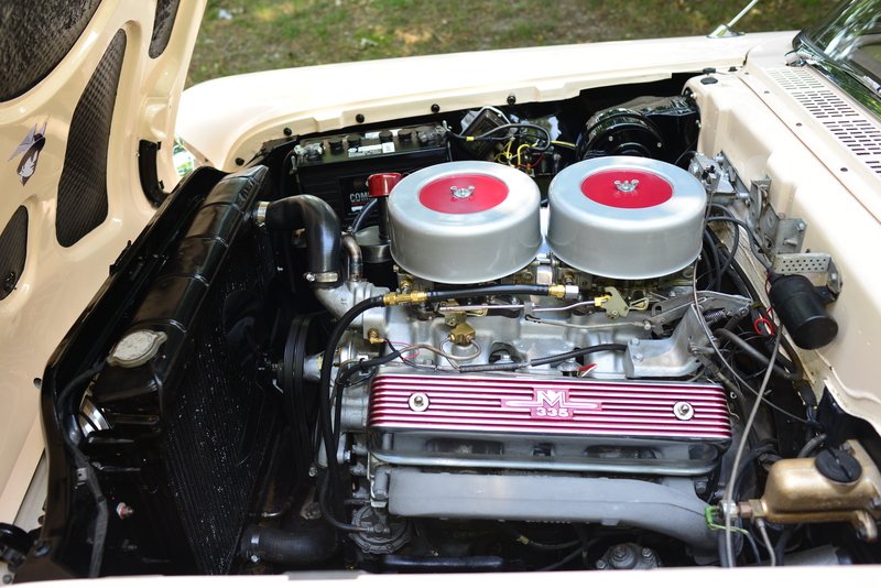 Mercomatic's tweet photo. 1957 #Mercury #Monterey #M335 was a limited production sedan with a 368 cid 2x4 bbl setup making 335 hp; 100 were made to meet #NASCAR rules https://t.co/dZ4os7Fn5W