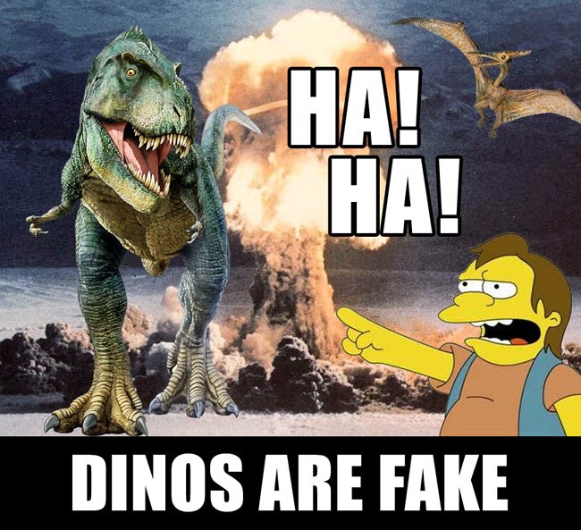 tygorton's tweet photo. It's the DinOtomic Apocalypse! How much FAKE does one world need? #DinoFraud https://t.co/M4mxOKNJZt