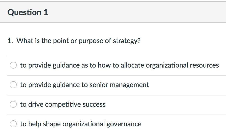 Laurenmparke's tweet photo. Can these answer choices be any more generic and/or interchangeable? This is a joke. #MBA #Help #SOS #SendPasta https://t.co/xNiTtBHiyu