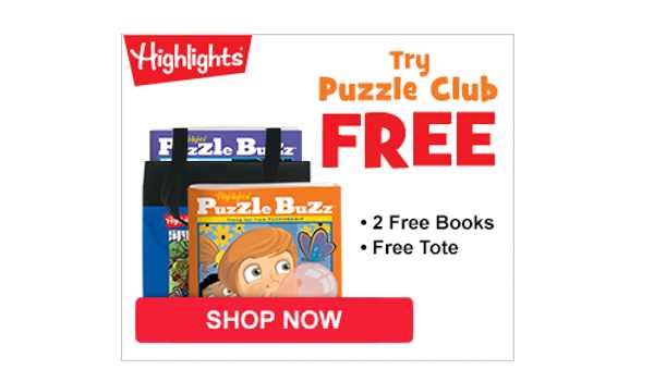 Highlights Puzzle Club - 2 Free Books + Free Tote bit.ly/2svBgFH