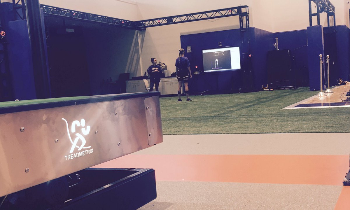 ford_kr's tweet photo. Fun day with our clinical trial @NIH_NIAMS and some data collected on our high speed instrumented treadmill #treadmetrix @HPUBiomechanics https://t.co/XGexXjXVeo
