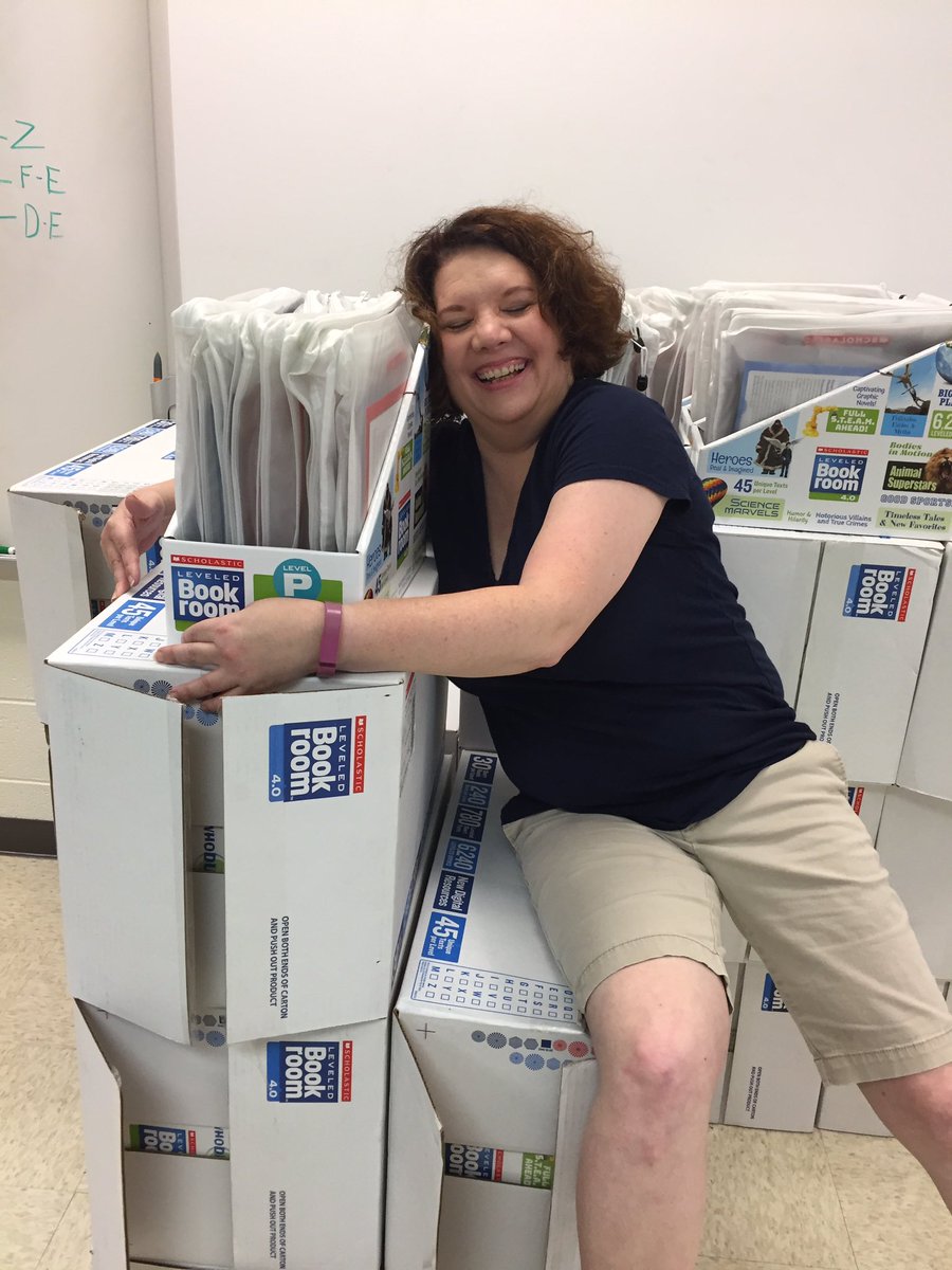 How do strong educators stay on the cutting edge? They jump right in to organize our new Guided Reading room during summer break!