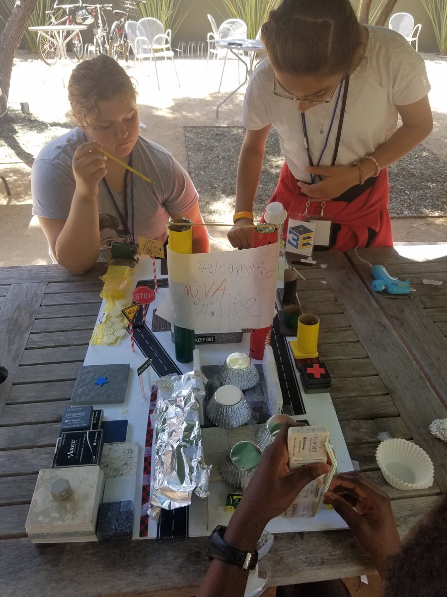 3eacademy's tweet image. Special time at MRY Architects &amp;amp; Planners today!  3E Academy students designed and built cities!