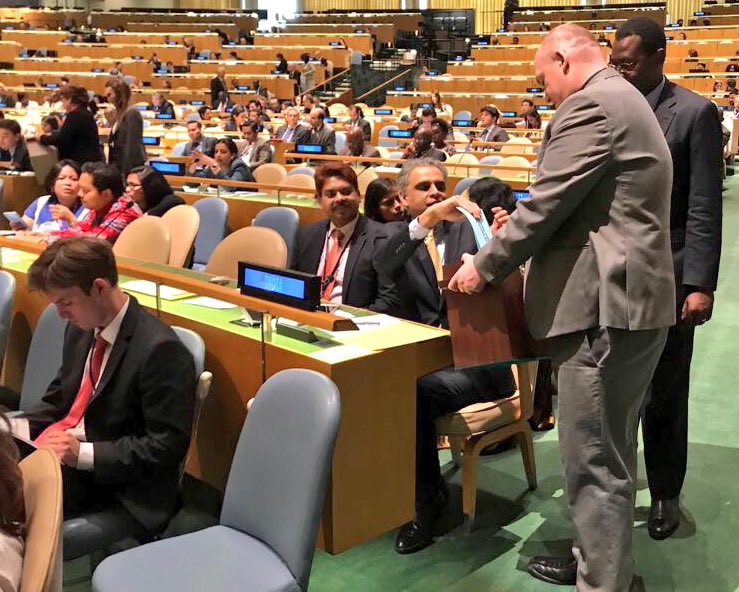Syed Akbaruddin (@akbaruddinindia) on Twitter photo Another day, another election...India wins again.
Thanks to support of <a href="/UN/">United Nations</a> Member States, India re-elected to ECOSOC (Eco & Social Council) Another day, another election...India wins again.
Thanks to support of <a href="/UN/">United Nations</a> Member States, India re-elected to ECOSOC (Eco & Social Council)