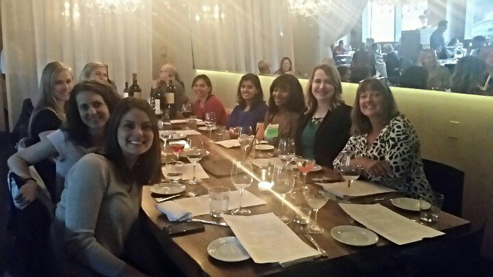 MadamMerz's tweet photo. @FisherOSU women dinner in Seattle! #FortePowerUp https://t.co/HzPzEKO1Qg