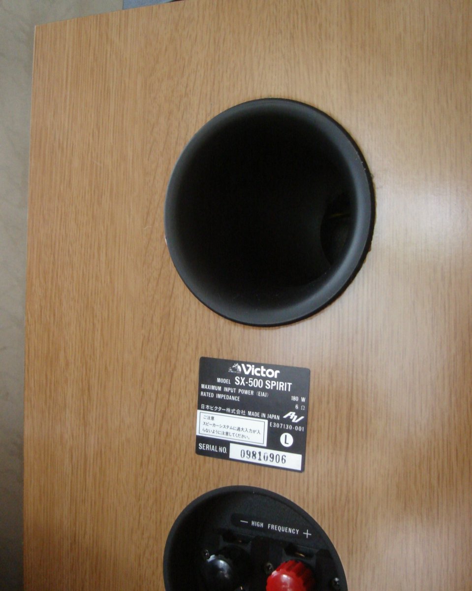 禁断のＳＸ－５００のバスレフ化を断行。ツイータもＳＣＡＮ　ＳＰＥＡＫに変更。能率はそのままでぴったり。ツイータを生かすためにウーハのハイカットを１２ｄＢ/Ｏｃｔに変更。
バックポートとして共振ｆは４０Ｈｚ。ドキドキの音入れだったけど大正解。もっと早くやっておけば良かった。