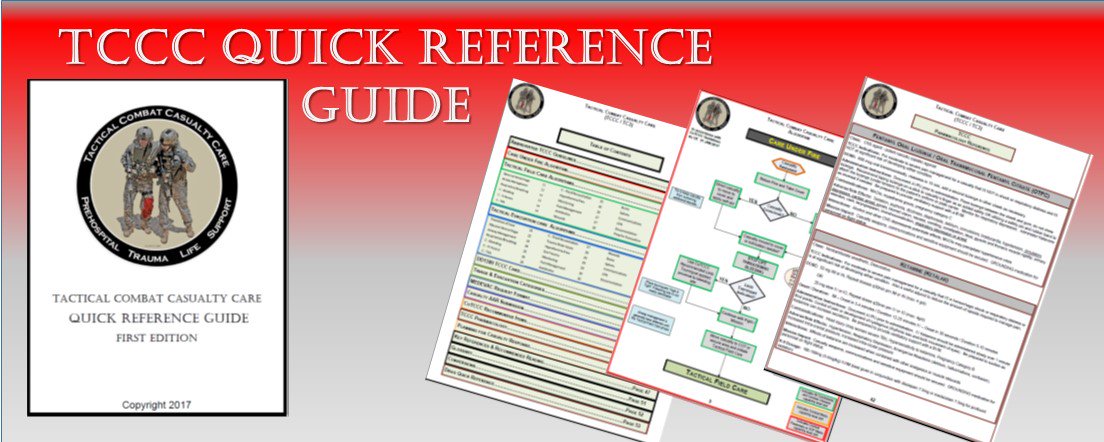hotSahs's tweet photo. Hey, @CPER_HHS #DOCCME2017 attendees: the TCCC cmtte released their quick reference guide today. PDF online at https://t.co/Vm1MsJrOyd #TEMS https://t.co/Aiem06FYUo