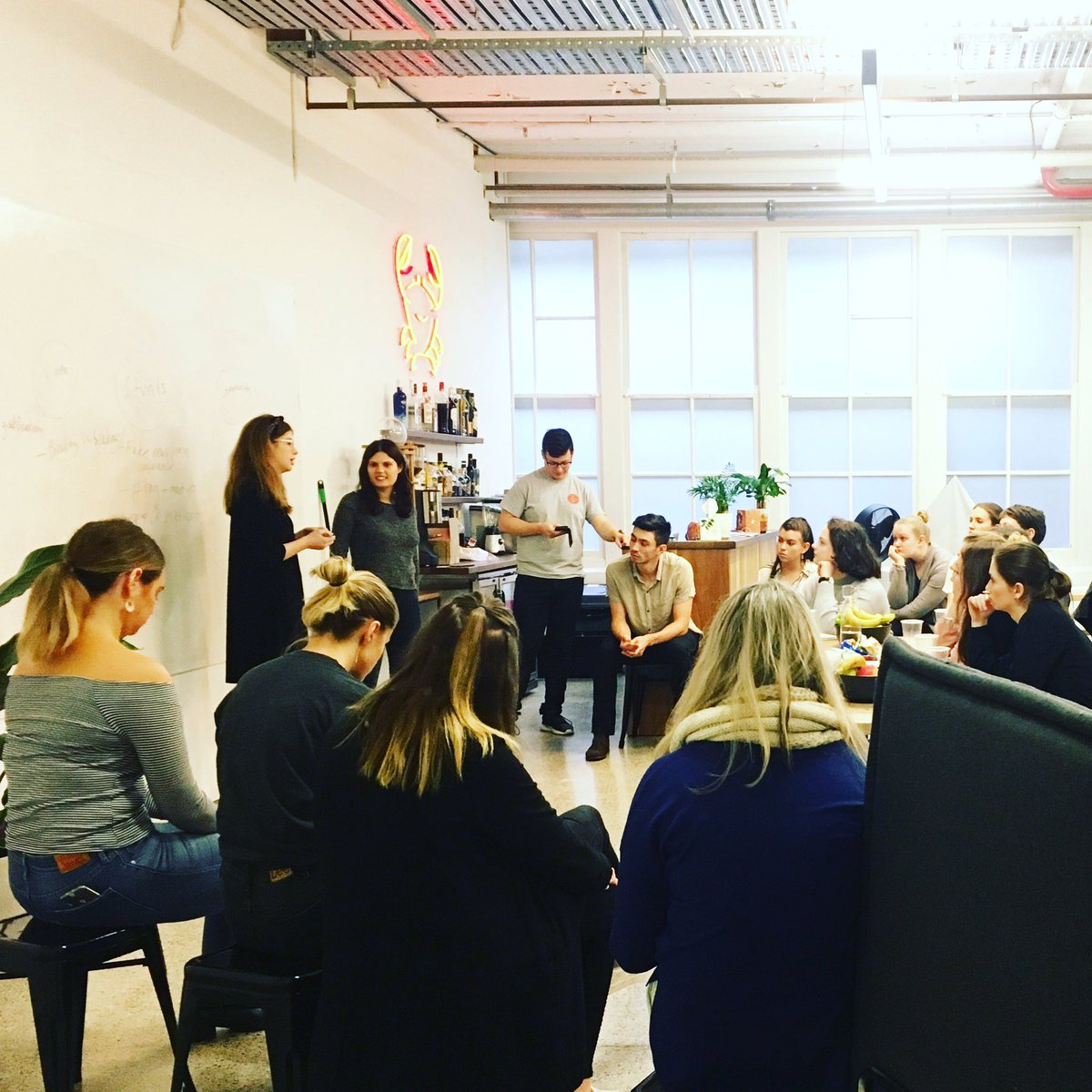 slingstonepr's tweet photo. Today we opened up our door to a troupe of young guns from Charles Sturt Uni's PR 2017 class this morning! #weworkinPR #theywannaworkinPR https://t.co/kAcE15On4f