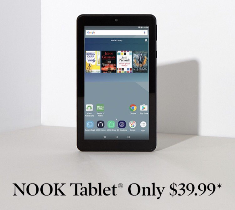 BNNorthWales's tweet photo. #Special #Savings on our #NookTablet just in time for #FathersDay! #BnBuzz #cheerstodad #giftideas #dads #tech #technology #tablets #readers https://t.co/mZdQNyWCB7
