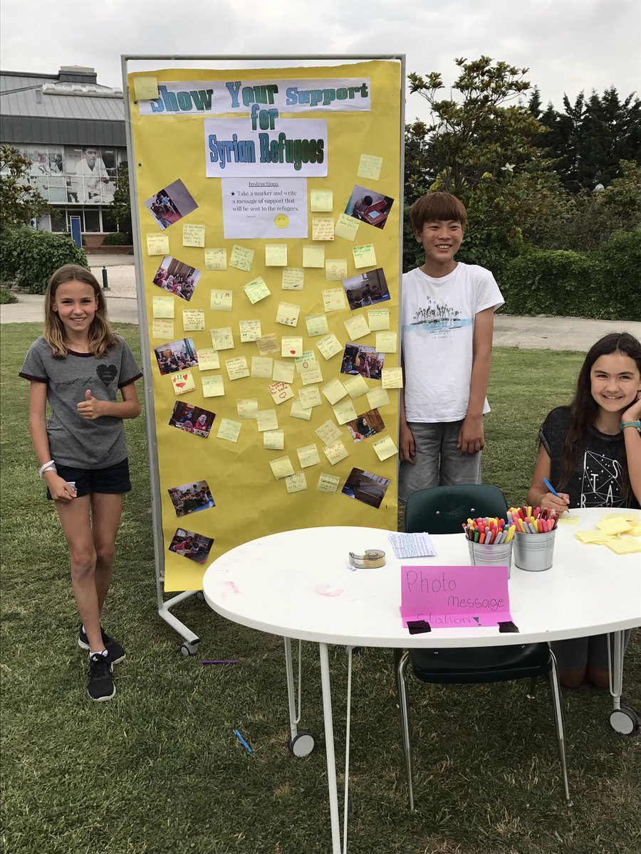 MsGrahame's tweet photo. Grade 5 Empathy Walk @IICS1911 @RempelMr https://t.co/T2tHqRwjte