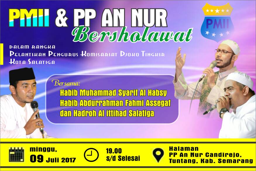 PKDJOKOTINGKIR's tweet photo. PMII &amp; PP ANNUR BERSHALAWAT 
dlm rgka PELANTIKAN PENGURUS PMII KOMISARIAT DJOKO TINGKIR KOTA SALATIGA
@hanifdhakiri
@LuqmanPKB
@pc_pmii_sltg https://t.co/9vxtAtMp9H