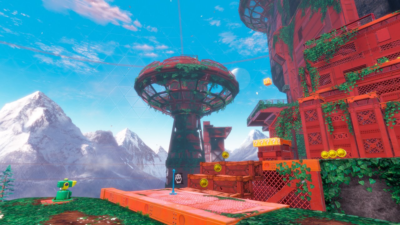 スーパーマリオ オデッセイ 植物と機械のユートピア 森の国の スチームガーデン 花の生育が主な産業なんです 訪れた際には是非 花畑まで足を運んでみてください T Co 22y2tqsd36 Twitter