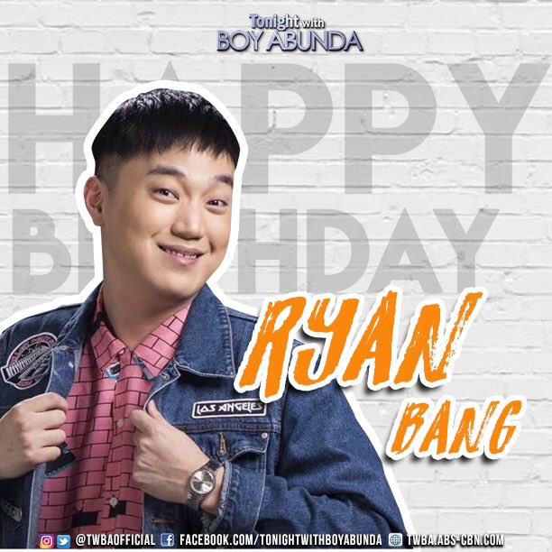 Happy Happy Birthday, Ryan Bang! Enjoy your day and always live in Abundance!  