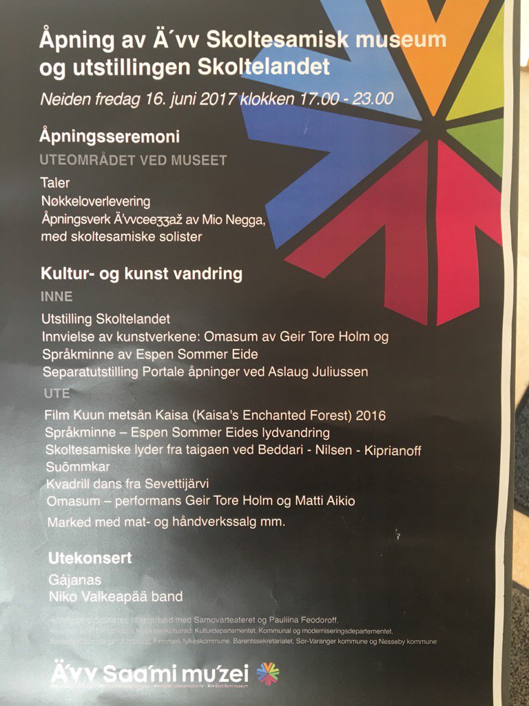 Spennende dag i Neiden - åpning Skoltesamisk museum !!