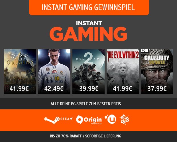 InstantGamingDE's tweet photo. 🔥 GEWINNE DAS PC-SPIEL DEINER WAHL!🔥

https://t.co/UkEnpbQM8H

Um zu gewinnen RT und folge @InstantGamingDE 
Ergebnis am 23.06 https://t.co/Eseohh4jVe