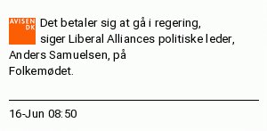 AVISENDK: Liberal Alliance går stadig efter at fjerne topskatten: avisen.dk/liberal-allian…